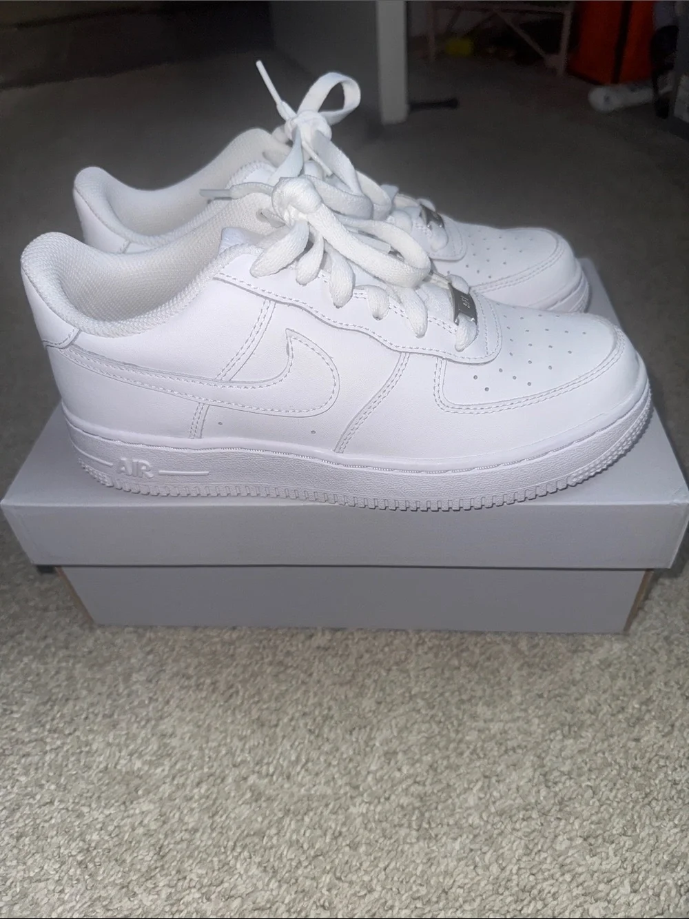 Nike Kids White Low-Top Sneakers
